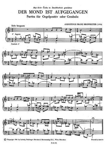 Der Mond ist aufgegangen