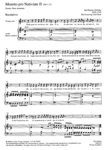 Dormi, Deus incarnate, ZWV 172 - Motetto pro Nativitate II