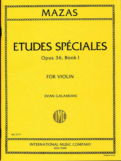Etudes Speciales op. 36/1