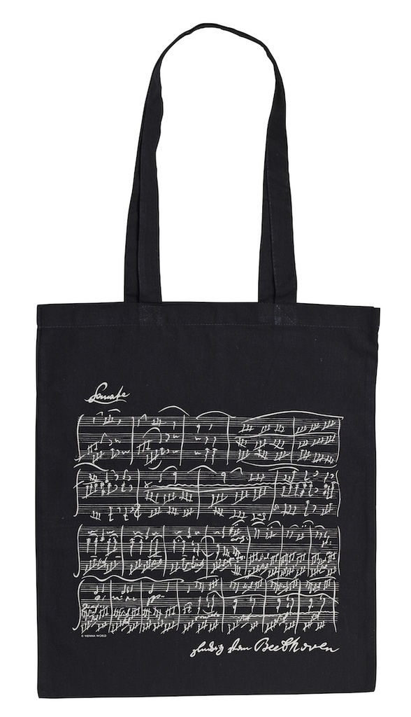 Tragtasche Beethoven schwarz lang