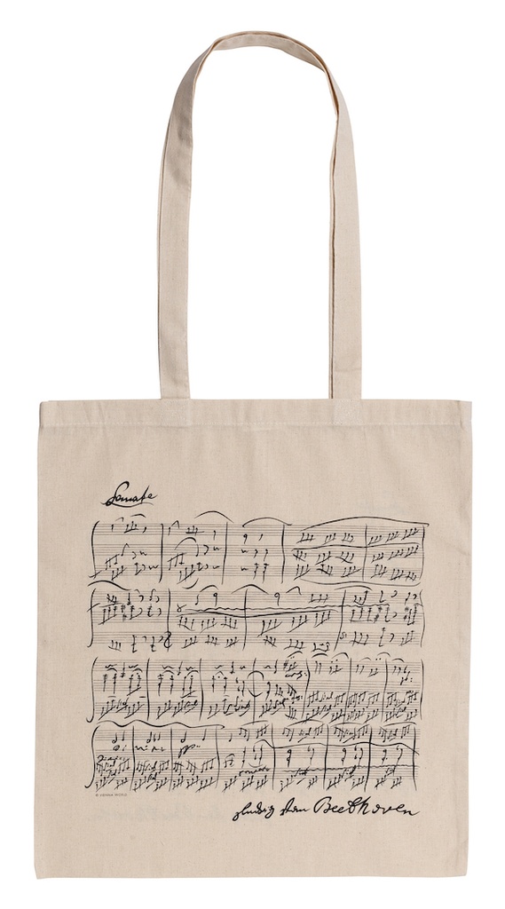 Tragtasche Beethoven Natur lang