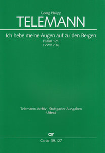 Ich hebe meine Augen auf zu den Bergen, TVWV 7:16