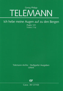 Ich hebe meine Augen auf zu den Bergen, TVWV 7:16