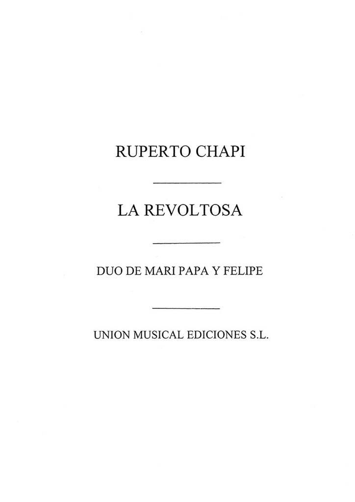 Duo de Mari Pepa y Felipe aus "La Revoltosa"