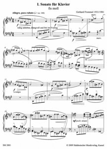 1. Sonate fis-moll