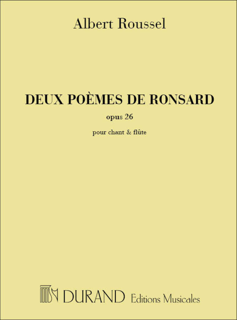 2 Poemes de Ronsard op. 26