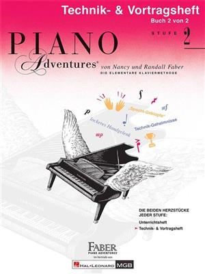 Piano Adventures - Technik- und Vortragsheft Stufe 2 Band 2