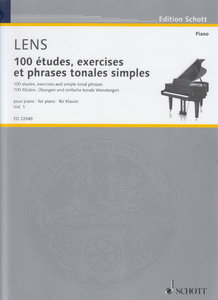 100 Etudes, Exercises et Phrases tonales simples, Band 1 (1 - 50)