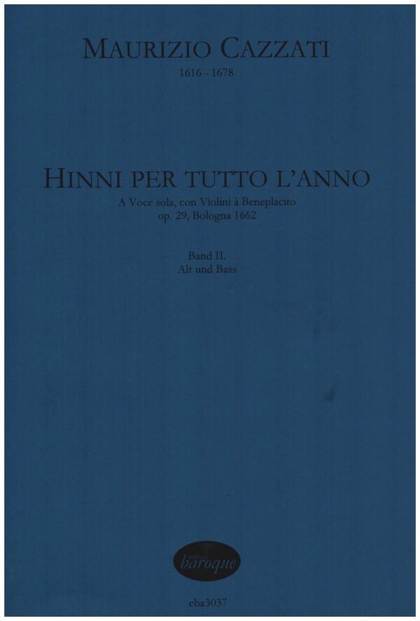 Hinni per tutto l'anno / Hymnen für das ganze Jahr op. 29 Band 2
