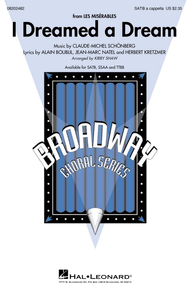 I dreamed a dream, aus ''Les Miserables''