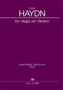 Ein' Magd, ein' Dienerin - Aria pro Adventu, Hob. XXIIId:1