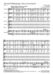 Die drei Frühlingstage, op. 11/3