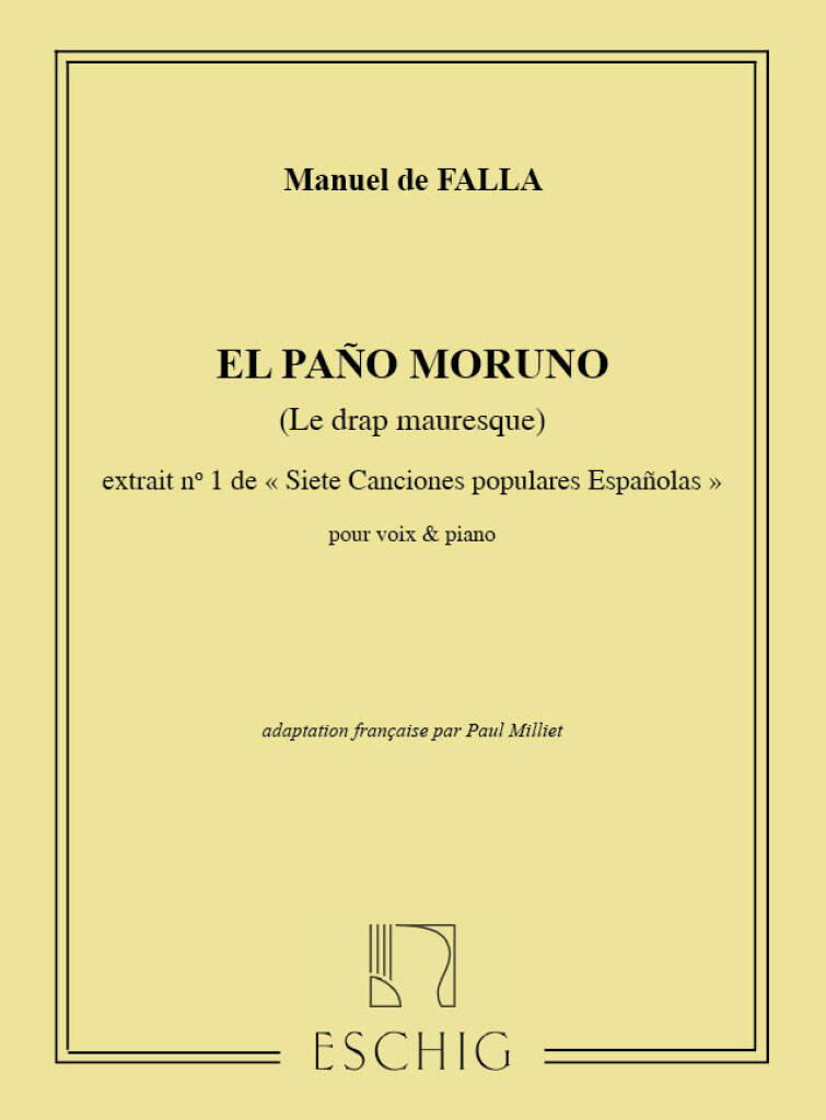 El Pano Moruno (le Drap Mauresq)