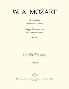 Einzelsätze KV 261, 269, 373