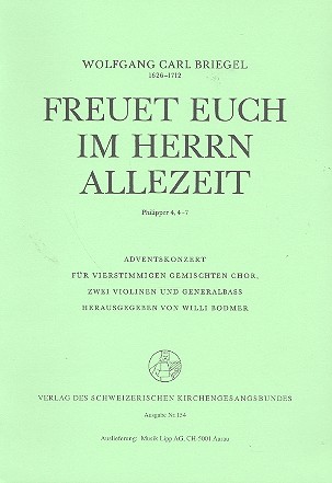 Freuet euch im Herrn allezeit