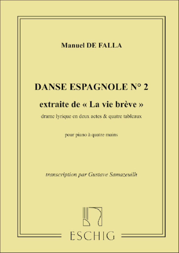Danse Espagnol Nr. 2 Aus La Vie Breve
