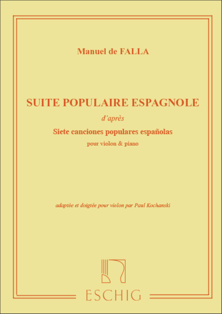 Suite Populaire Espagnole