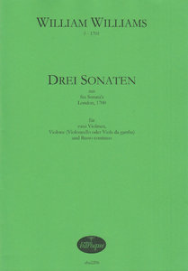 Drei Sonaten aus "Six Sonata's"