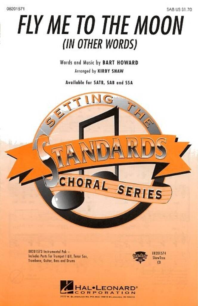 Fly me to the moon (in other words)