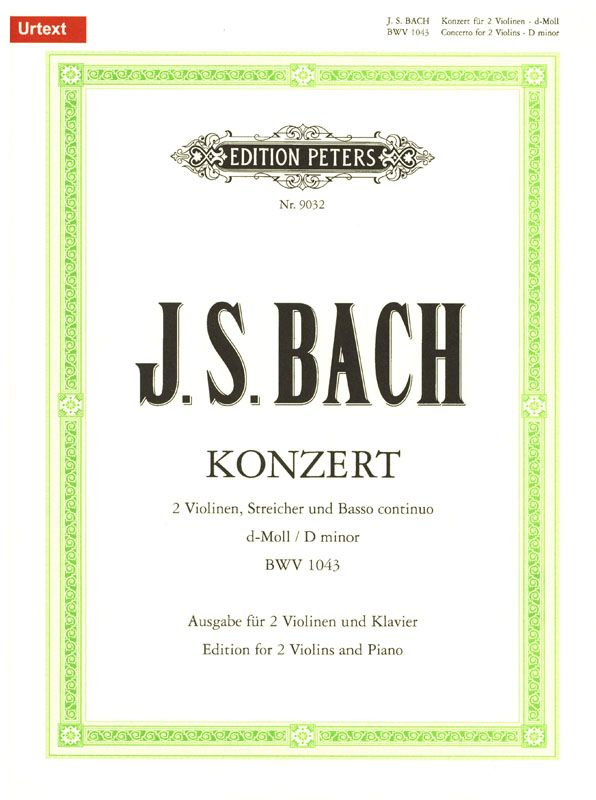 Konzert für 2 Violinen d-moll BWV 1043