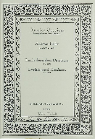 Lauda Jerusalem dominum / Laudate pueri dominum