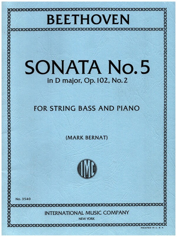 Sonata Nr. 5 D-Dur op. 102/2
