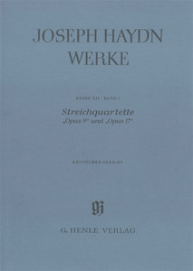 Haydn Streichquartette op. 9 und op. 17