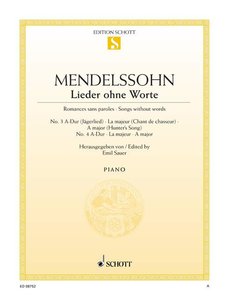 Lieder ohne Worte Nr. 3 A-Dur (Jägerlied)