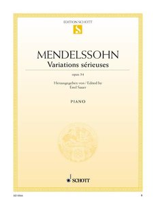Variations serieuses op. 54
