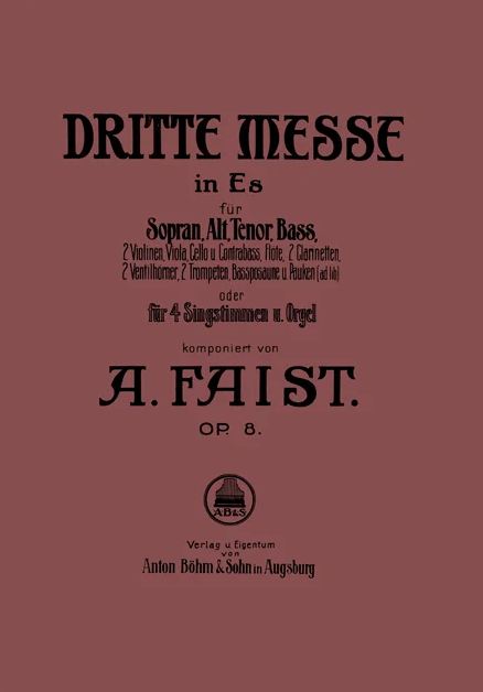 Dritte Messe in Es op. 8