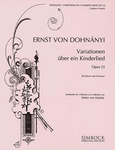 Variationen über ein Kinderlied op. 25