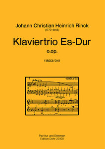 Klaviertrio Es-Dur o.op. (1803 / 04)