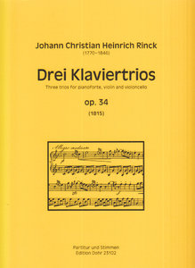 Drei Klaviertrios op. 34 (1815)