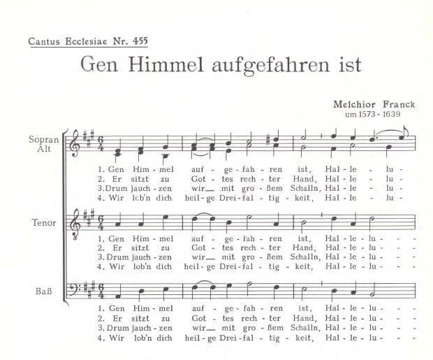 Gen Himmel aufgefahren ist