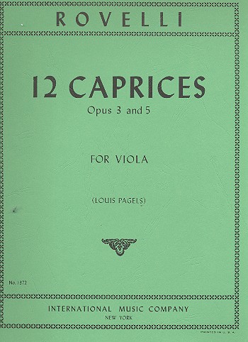 12 Caprices op. 3 und 5