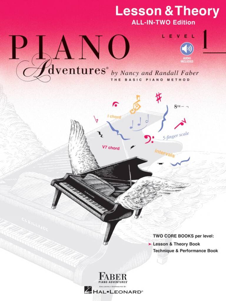Piano Adventures (All In Two) Level 1 Lesson & Theory