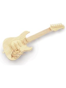 E-Gitarre - Modellbausatz Holz