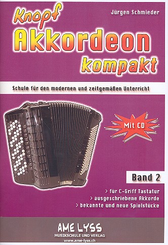 Knopfakkordeon kompakt Bd. 2