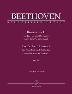 Konzert D-Dur op. 61 (nach dem Violinkonzert)