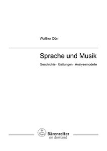 Sprache und Musik