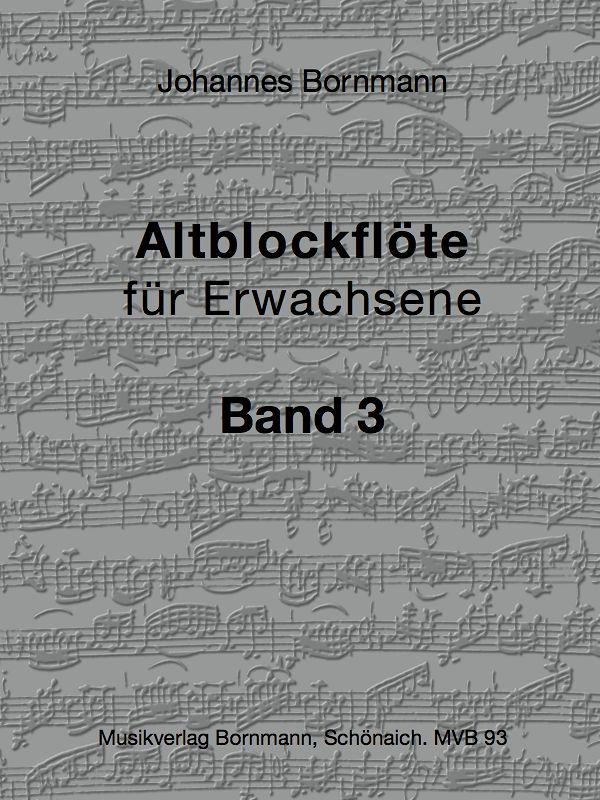 Altblockflöte für Erwachsene Band 3