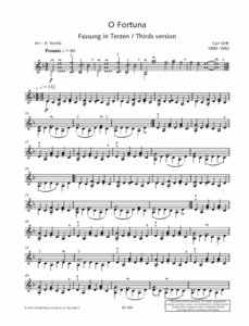 O Fortuna aus "Carmina Burana"