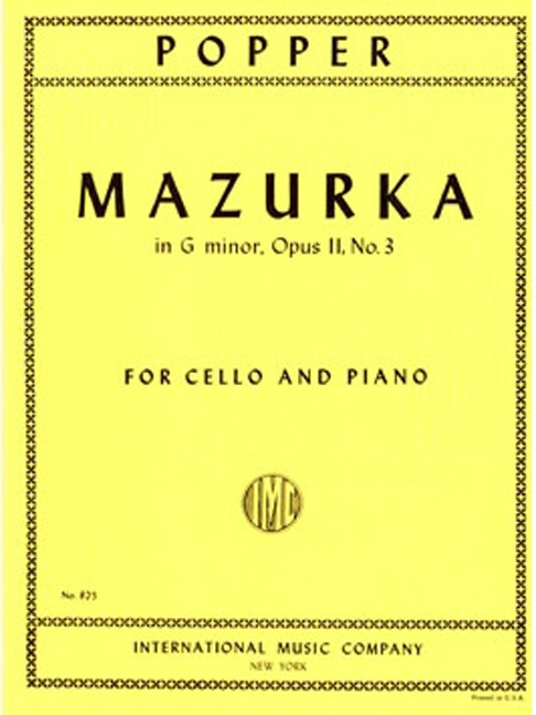 Mazurka g-moll op. 11 No. 3