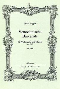 Venezianische Barcarole A-Dur op. 75 / 3