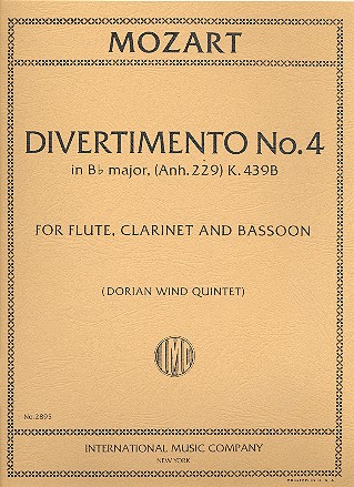 Divertimento Nr. 4 aus KV Anh. 229 (439b)