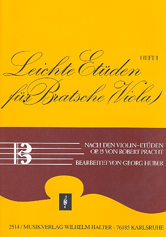 Leichte Etüden op. 15 Heft 1