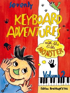 70 Keyboard Adventures with the Little Monster Book 2