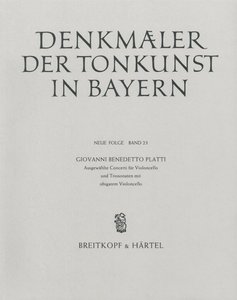 Ausgewählte Concerti und Triosonaten. Denkmäler der Tonkunst in Bayern - NF Band 23