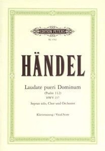 Laudate pueri Dominum ( Psalm 112 ), HWV 237