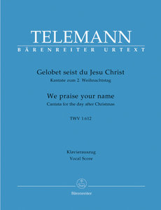 Gelobet seist du Jesu Christ, TVWV 1:612